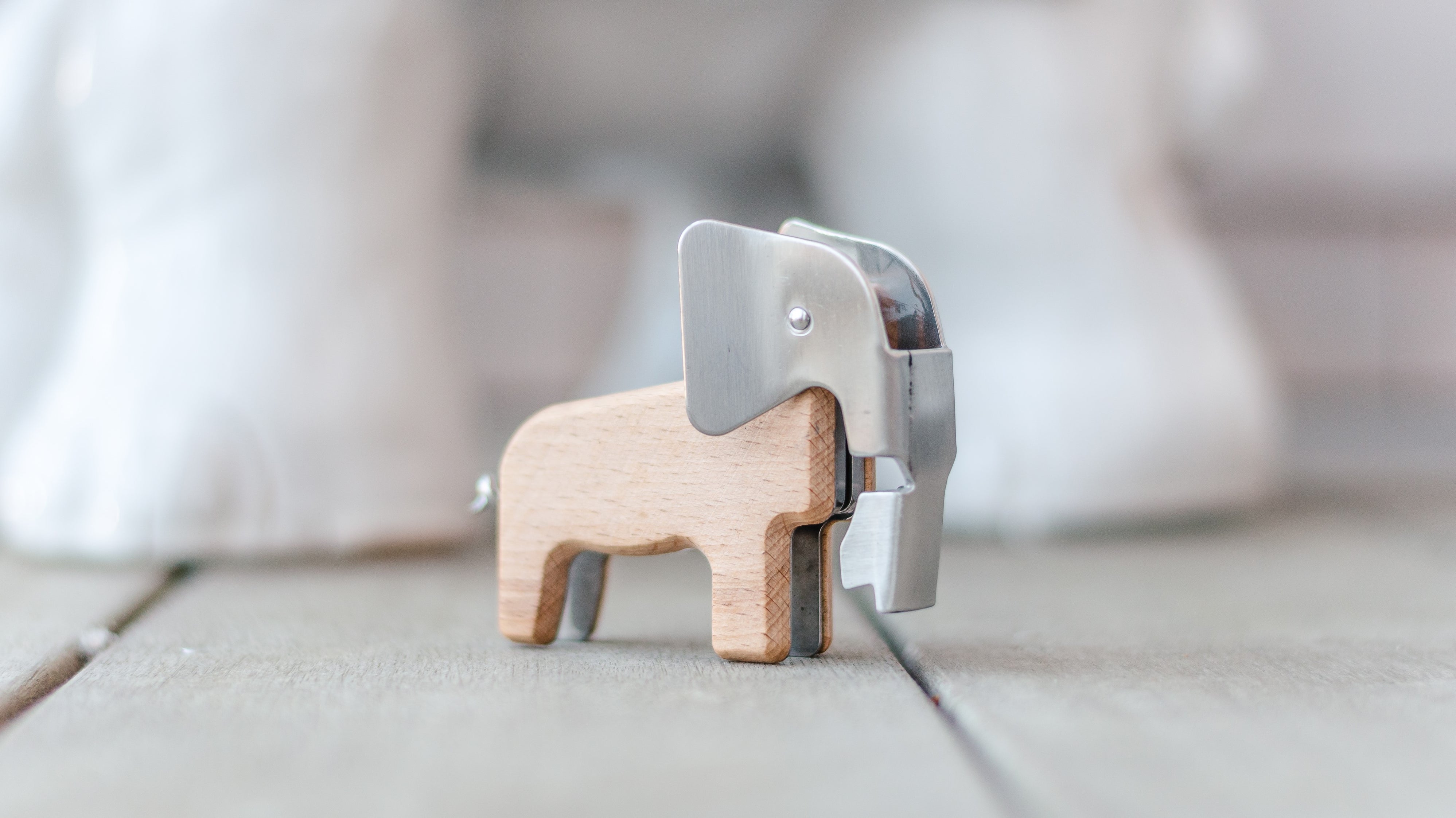 Kikkerland Elephant Corkscrew Shop White Elephant